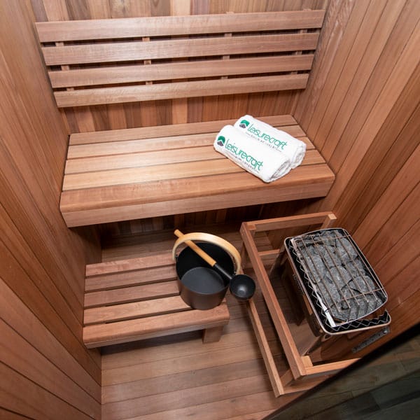 Inside the CT Element Nook: two-level Thermo Grandis benches, bucket, ladle and heater guard